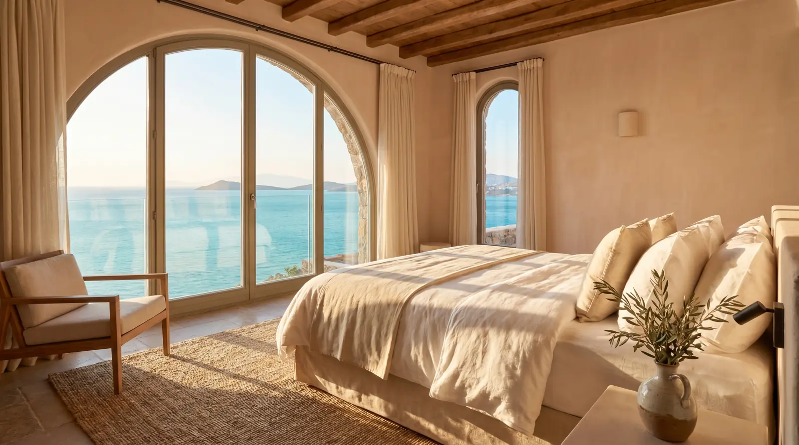 Aegean Suite with panoramic sea view