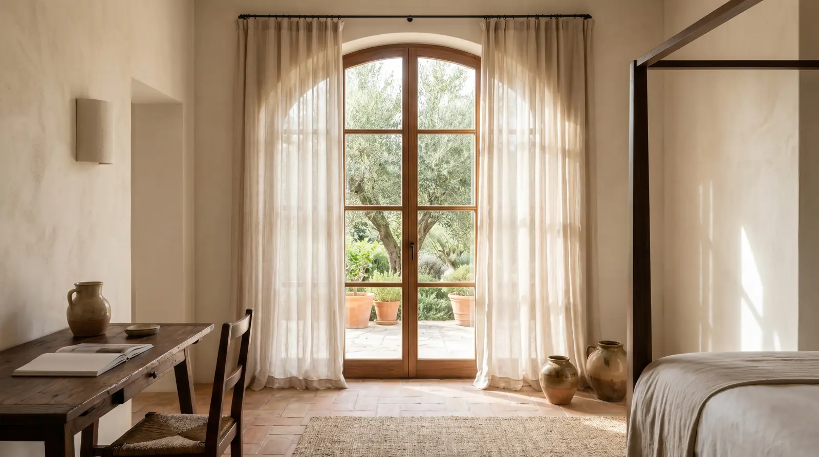 Garden Room overlooking the courtyard
