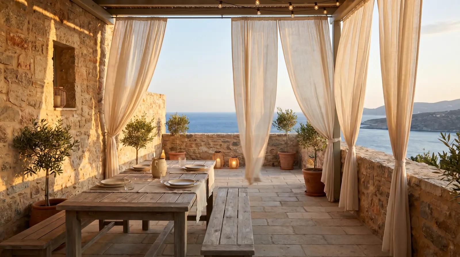 Terrace Suite with private outdoor dining