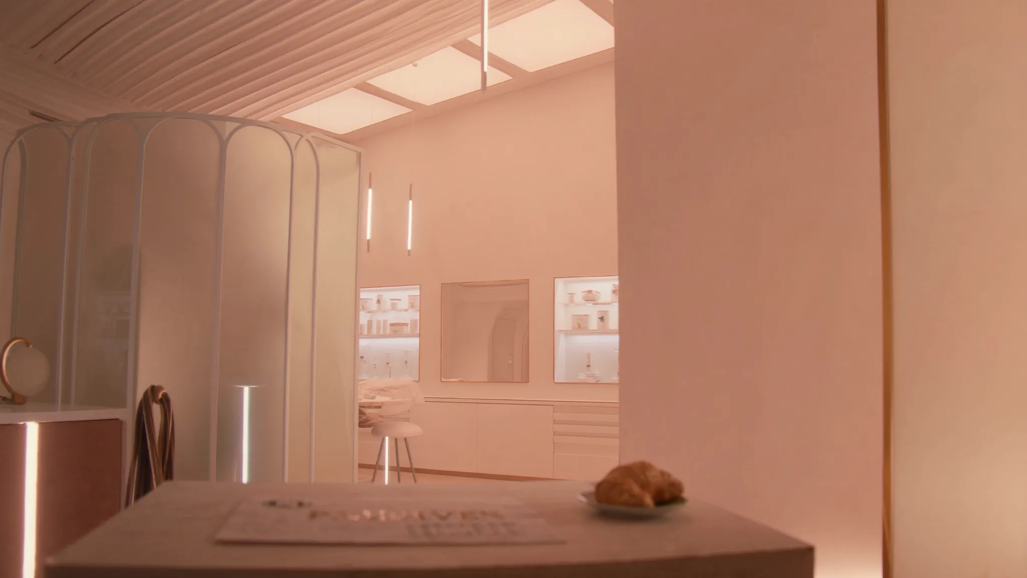 Serene high-end aesthetic clinic interior